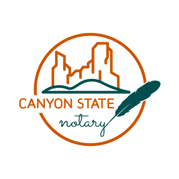 Canyon State Notary Logo