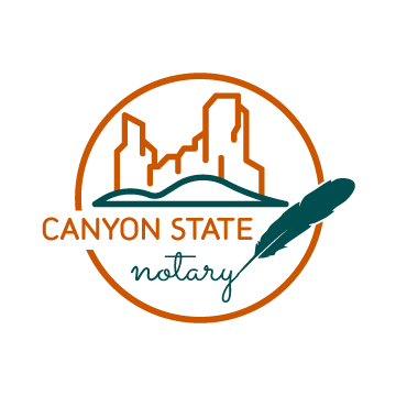 Canyon State Notary Logo
