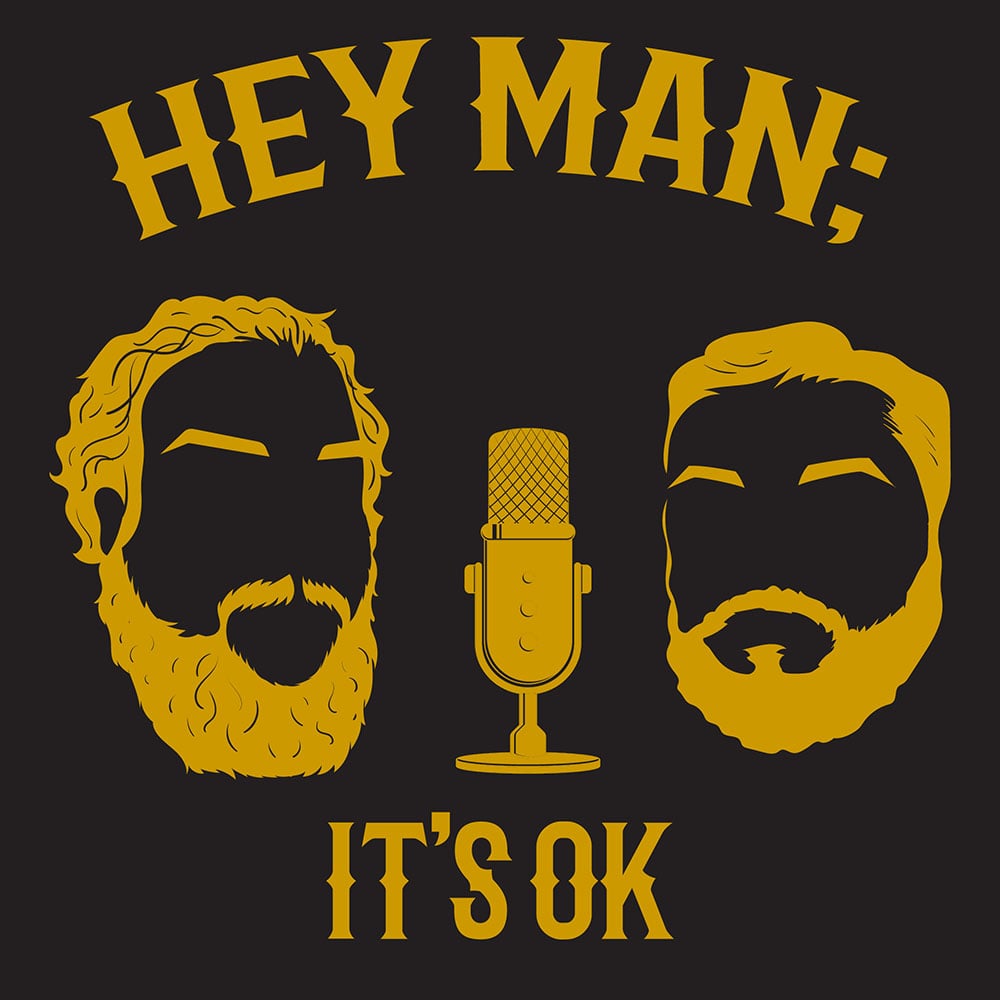 Hey Man; It's Ok Logo in Gold