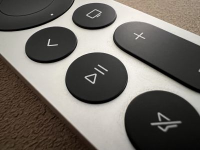 macro photo of remote